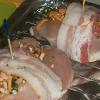 stuffed wrapped chicken breasts
